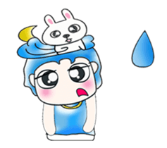 ...Mr. Sawamura and rabbit...^^! sticker #14375857