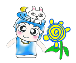 ...Mr. Sawamura and rabbit...^^! sticker #14375858