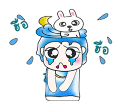 ...Mr. Sawamura and rabbit...^^! sticker #14375859