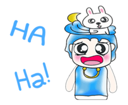 ...Mr. Sawamura and rabbit...^^! sticker #14375861