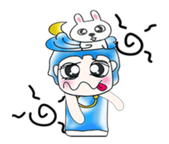 ...Mr. Sawamura and rabbit...^^! sticker #14375862