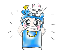 ...Mr. Sawamura and rabbit...^^! sticker #14375863