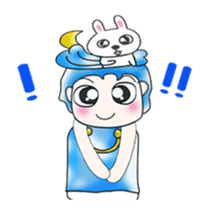 ...Mr. Sawamura and rabbit...^^! sticker #14375864