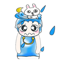 ...Mr. Sawamura and rabbit...^^! sticker #14375865