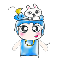 ...Mr. Sawamura and rabbit...^^! sticker #14375866