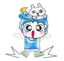 ...Mr. Sawamura and rabbit...^^! sticker #14375867