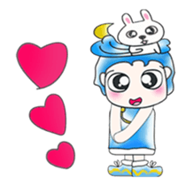 ...Mr. Sawamura and rabbit...^^! sticker #14375868