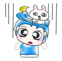 ...Mr. Sawamura and rabbit...^^! sticker #14375873