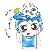 ...Mr. Sawamura and rabbit...^^! sticker #14375875