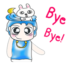 ...Mr. Sawamura and rabbit...^^! sticker #14375876