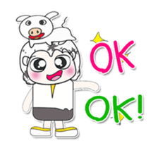 ...Mr. Takashi and pig.. ^_^ sticker #14376062