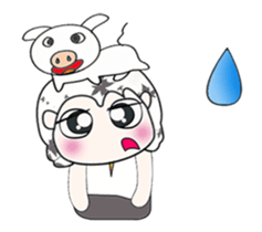 ...Mr. Takashi and pig.. ^_^ sticker #14376065