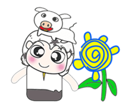 ...Mr. Takashi and pig.. ^_^ sticker #14376066