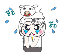 ...Mr. Takashi and pig.. ^_^ sticker #14376067