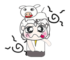 ...Mr. Takashi and pig.. ^_^ sticker #14376070