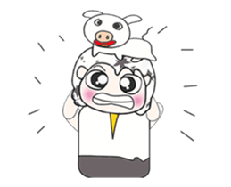 ...Mr. Takashi and pig.. ^_^ sticker #14376071