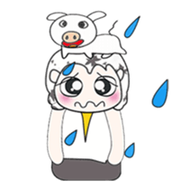 ...Mr. Takashi and pig.. ^_^ sticker #14376073