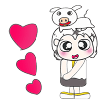 ...Mr. Takashi and pig.. ^_^ sticker #14376076