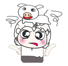 ...Mr. Takashi and pig.. ^_^ sticker #14376079