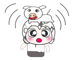 ...Mr. Takashi and pig.. ^_^ sticker #14376082