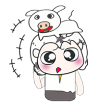 ...Mr. Takashi and pig.. ^_^ sticker #14376083