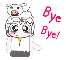 ...Mr. Takashi and pig.. ^_^ sticker #14376084