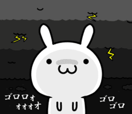 A emotional rabbit sticker #14376357