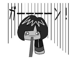 Limbless wooden doll Sticker, named Yuko sticker #14376461