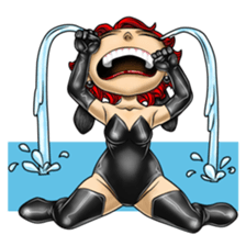 Bunny Cosplay Girl (Revised) sticker #14376617