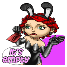 Bunny Cosplay Girl (Revised) sticker #14376627