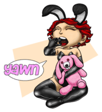 Bunny Cosplay Girl (Revised) sticker #14376632