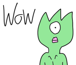 The Grasshopper Man sticker #14377143