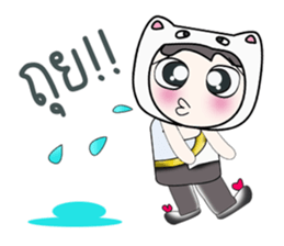 Hello my name is Mikio...^_^ sticker #14377711