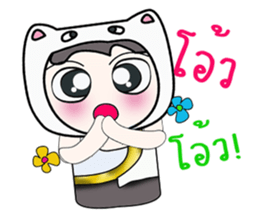 Hello my name is Mikio...^_^ sticker #14377713