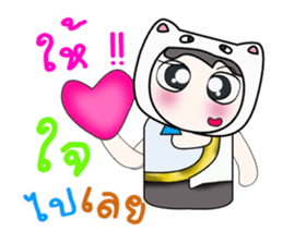 Hello my name is Mikio...^_^ sticker #14377715