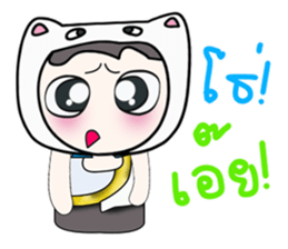 Hello my name is Mikio...^_^ sticker #14377716