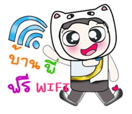 Hello my name is Mikio...^_^ sticker #14377747