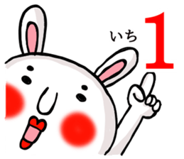 MARO rabbit New Years Holiday Sticker sticker #14377808