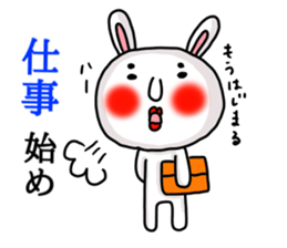 MARO rabbit New Years Holiday Sticker sticker #14377817
