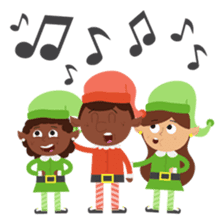 Holiday Elf Friends sticker #14377847