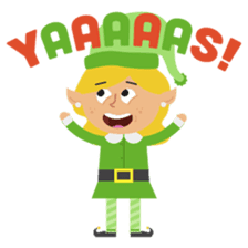 Holiday Elf Friends sticker #14377851