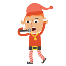 Holiday Elf Friends sticker #14377853