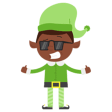 Holiday Elf Friends sticker #14377854