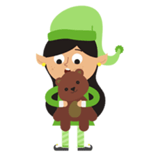 Holiday Elf Friends sticker #14377858