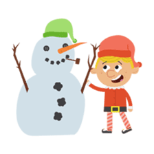 Holiday Elf Friends sticker #14377864