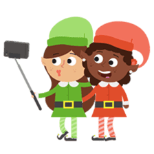 Holiday Elf Friends sticker #14377870