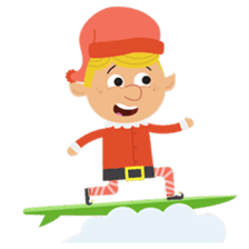 Holiday Elf Friends sticker #14377872