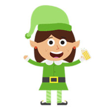Holiday Elf Friends sticker #14377873