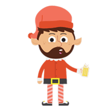 Holiday Elf Friends sticker #14377875