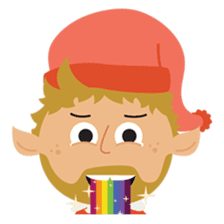 Holiday Elf Friends sticker #14377878